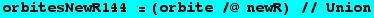 orbitesNewR144 = (orbite /@ newR) // Union