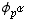 ϕ_p^α